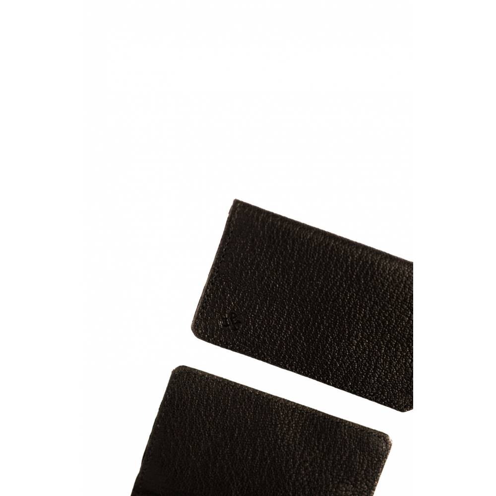 Slide Swing TARJETERO TRIPLE DE PIEL NEGRO thumbnail 3