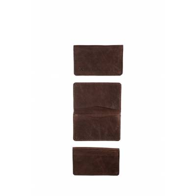 CARDHOLDER DARK BROWN