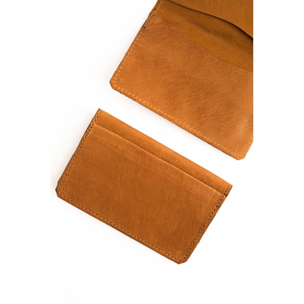 Slide Swing TARJETERO TRIPLE DE PIEL NUEZ thumbnail 3