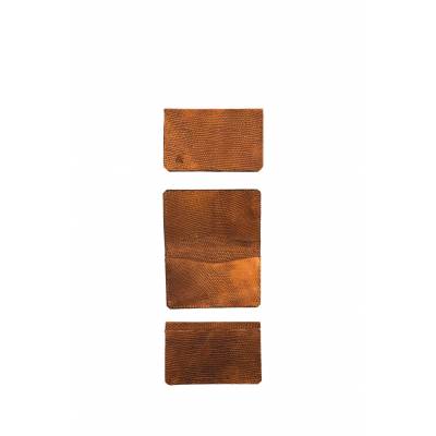 CARDHOLDER BROWN TEXTURE