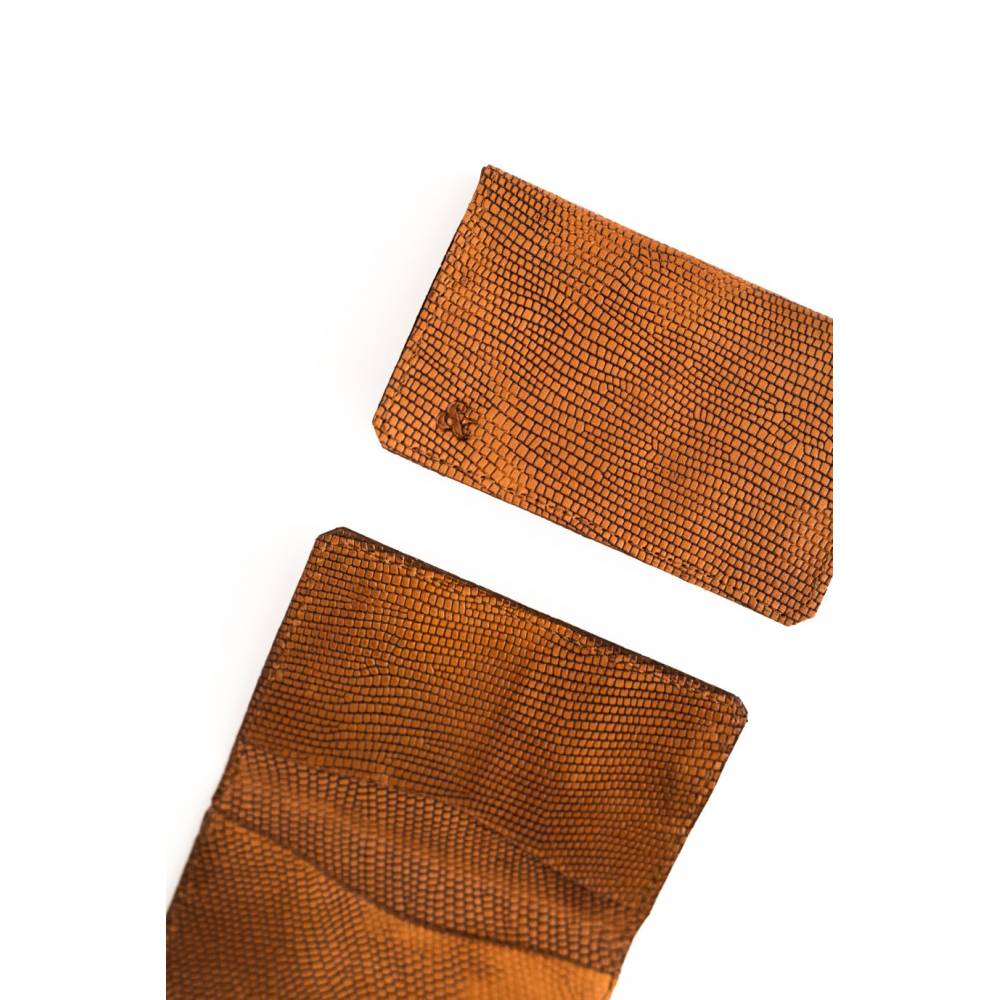 Slide Swing TARJETERO TRIPLE DE PIEL SERP. MARRÓN thumbnail 3